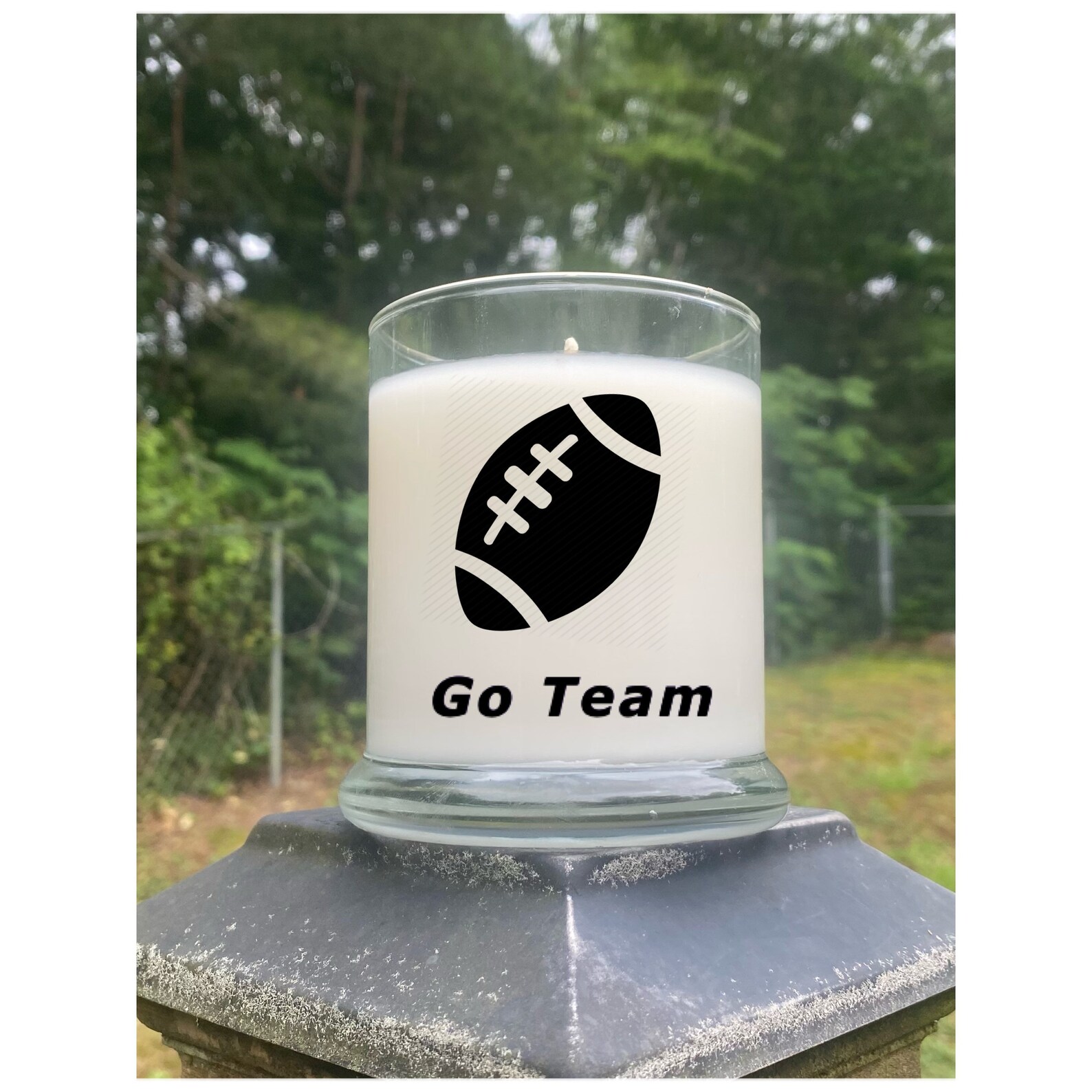 Team Sport Candles Football or Tee Shirt Vinyl Decals Pick Etsy