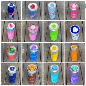 Red Bull Can Candles: Upcyled Energy Drink All Flavors, Custom Scent Or Wax Color imagen 15