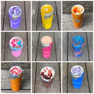 Red Bull Can Candles: Upcyled Energy Drink All Flavors, Custom Scent Or Wax Color imagen 16