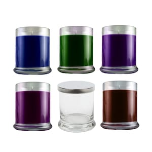 Wholesale Candles, Any Color or Scent, Custom Etched Jar Options, Lid, and Gift Box Options