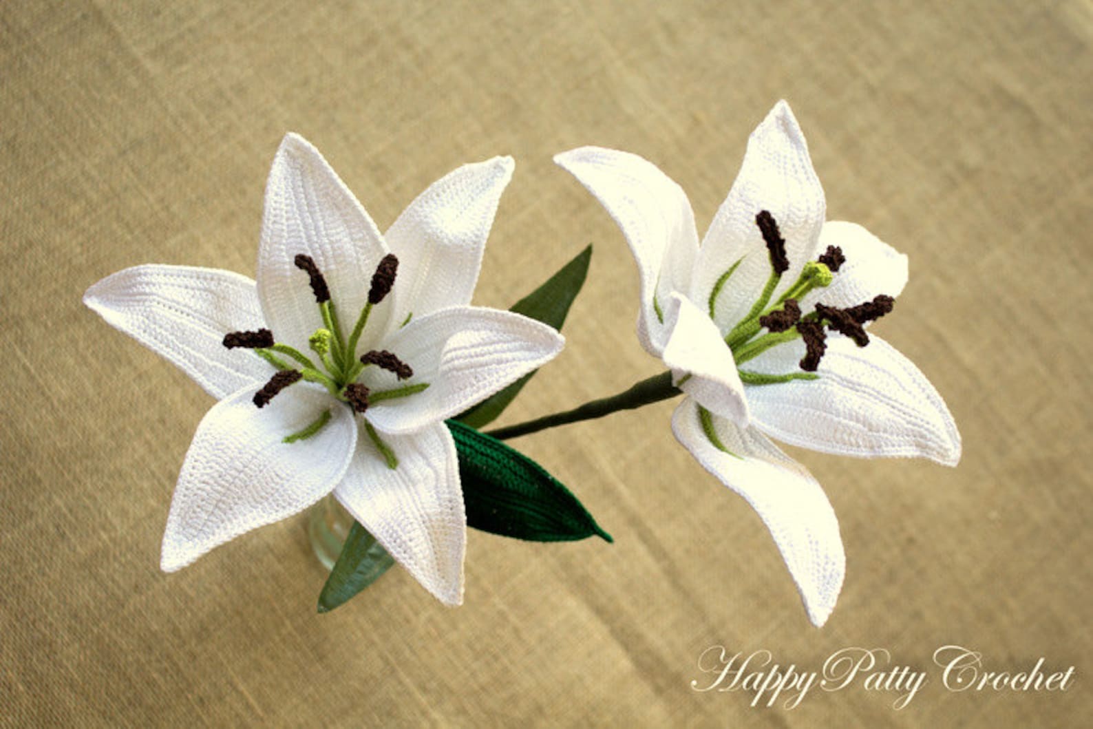Crochet Lily Pattern Crochet Flower Pattern Crochet Lily Etsy