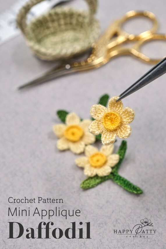 daffodil applique pattern