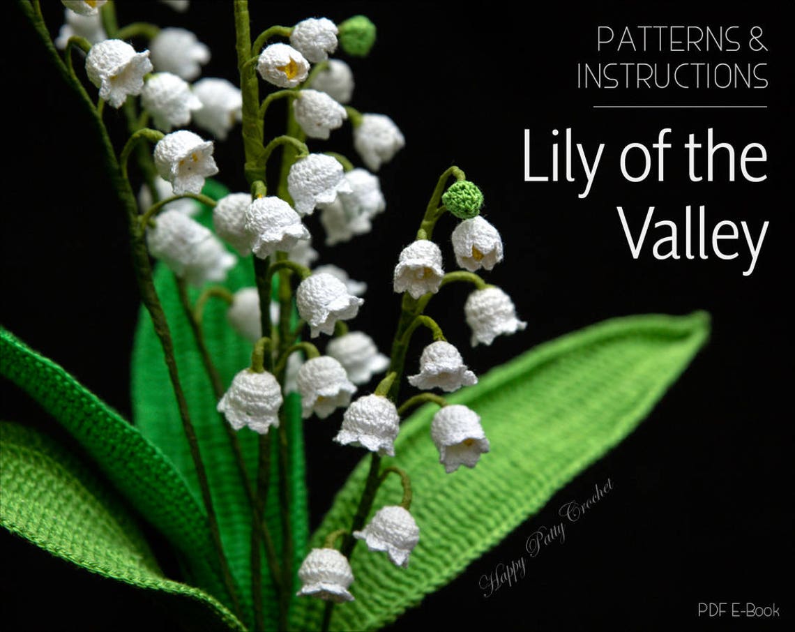 Crochet Pattern for Lily of the Valley Crochet Flower Etsy