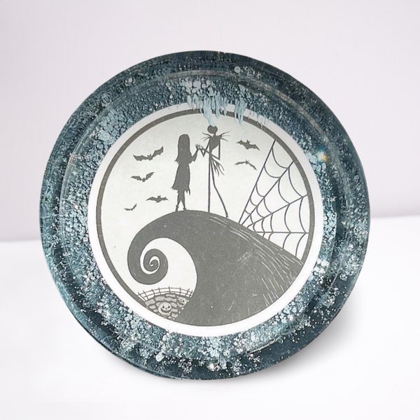 Jack & Sally trinket or jewelry tray, NBC