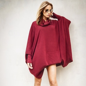 NEW Women Tunic, Plus Size Tunic, Extravagant Women Blouse, Oversized Tunic, Women Top, Knit Top, Plus Size Top, Women Blouse  #35280