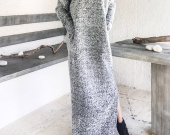 NEW Maxi Sweater Dress / Wool Dress / Winter Dress / Plus Size Dress / Maxi Sweater / Turtleneck Dress / Winter Clothing /  / #35252