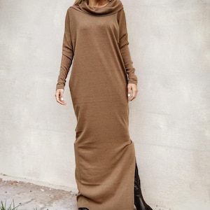 NEW Winter Maxi Dress / Sweaterdress / Plus Size Dress / Turtleneck Dress / Plus Size Maxi Dress / Long Dress / Dress With sleeves / #35283