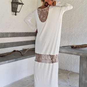 FINAL SALE! SOLD AS IS! Posh Aunty- Mesh Beaded Kaftan Maxi Dress (4 colors)