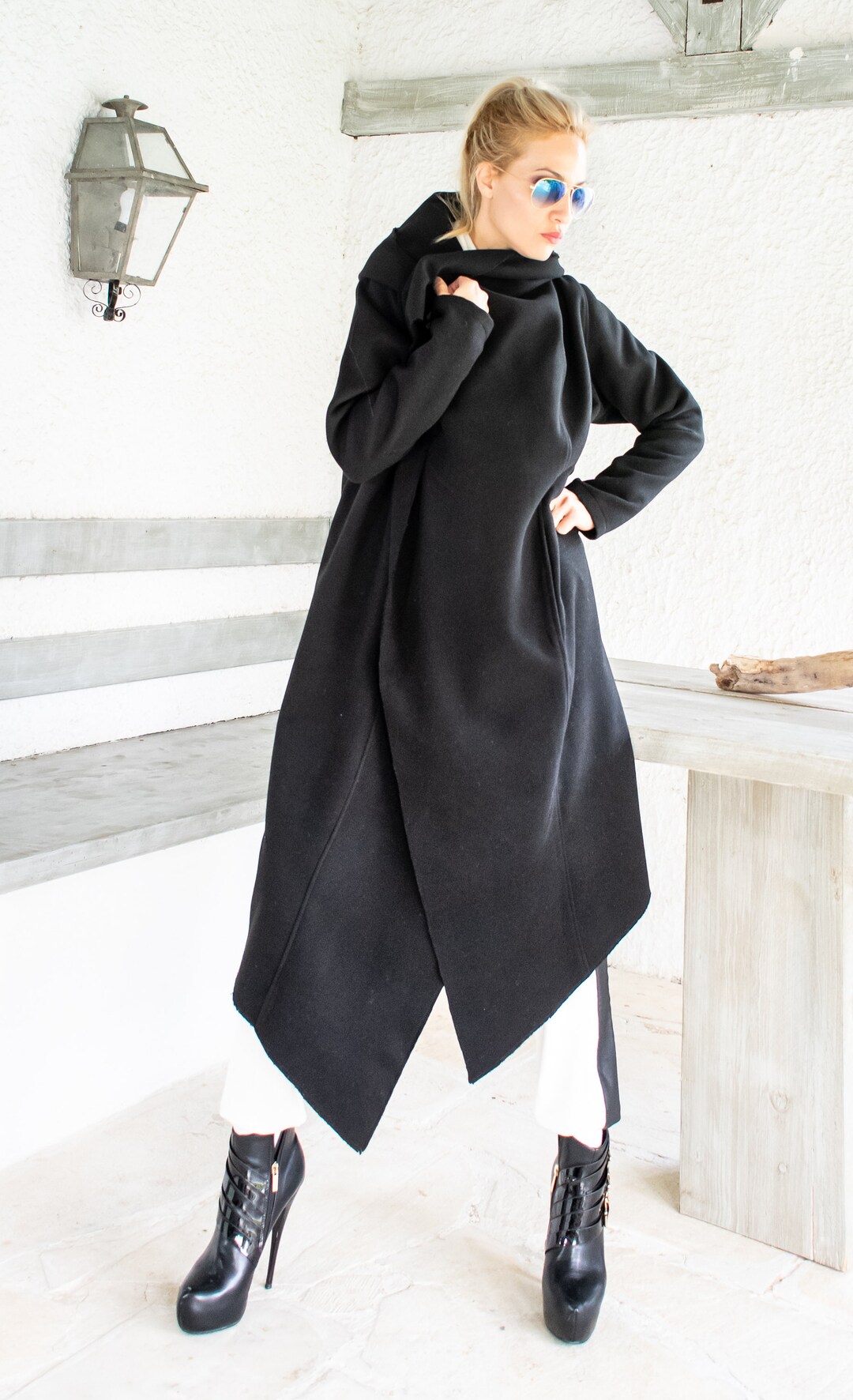 ジャケット・アウター SOPHNET. OVER SIZED COAT BLACK/L ジャケット・アウター SOPHNET. OVER SIZED COAT BLACK/L