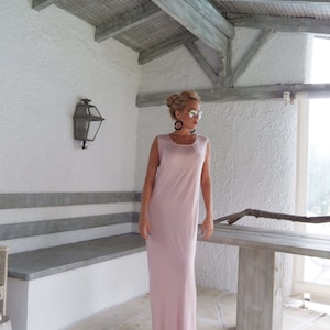 Pink Maxi Dress / Pink Kaftan / Plus Size Dress / Summer Maxi Dress / Pink Summer Dress / Long Dress / Loose Dress / Plus Size Dress #35021