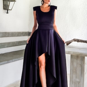 Plus size dress short in front long in back online