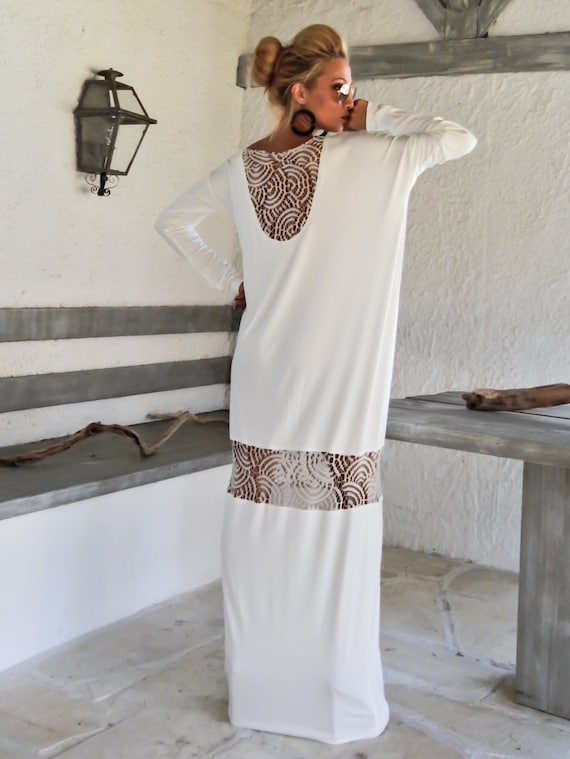 chinese dress ladies Long Mesh Dress Black | Exotic Crystal Beach Cover-Up main image 0