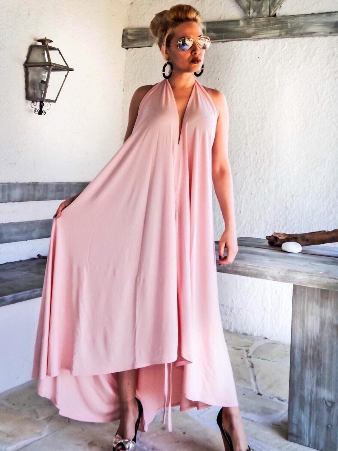 Women's Fashion Holiday Summer Solid Color Sleeveless Party