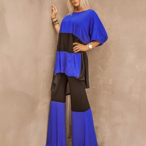 NEW Oversized Blouse Tunic / Asymmetrical Tunic / Women Tunic / Plus Size Blouse / Plus Size Top / Women Set / Women Outfit 2 pieces #35413