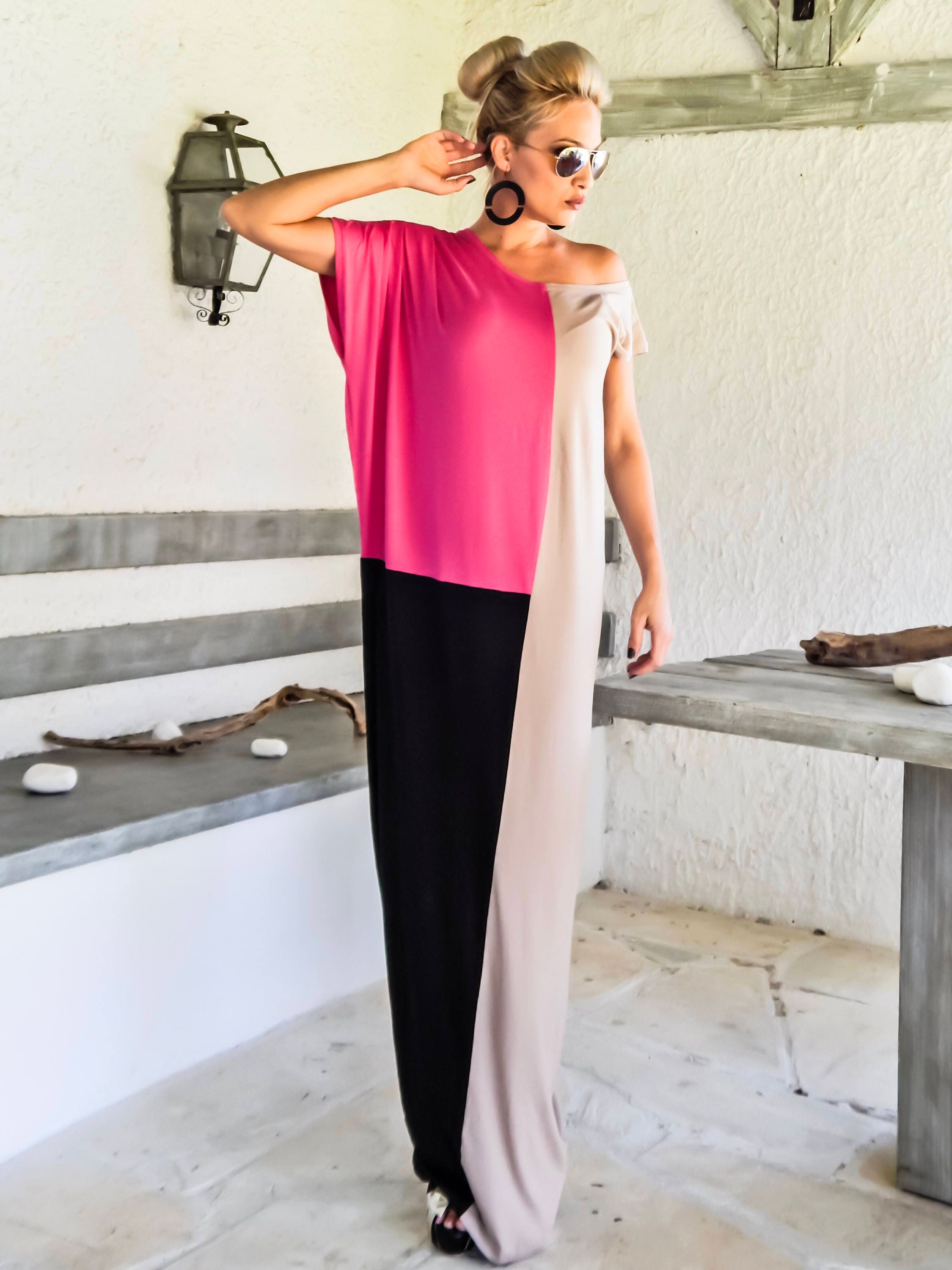 NEW Maxi Dress / Fall Winter Dress / Plus Size Dress / Long | Etsy