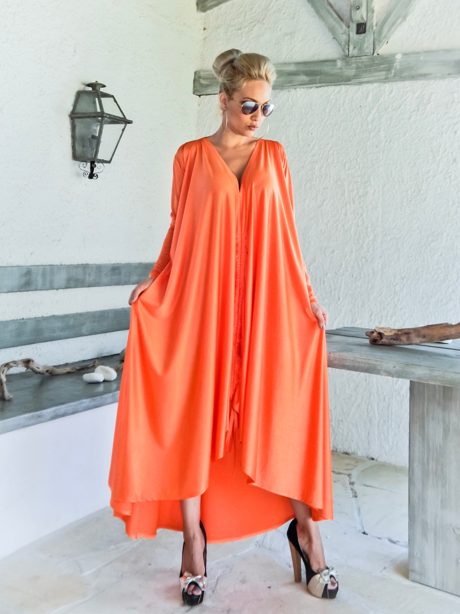 NEW Women Maxi Dress / Coral Maxi Dress / Maxi Dress / Kaftan - Etsy