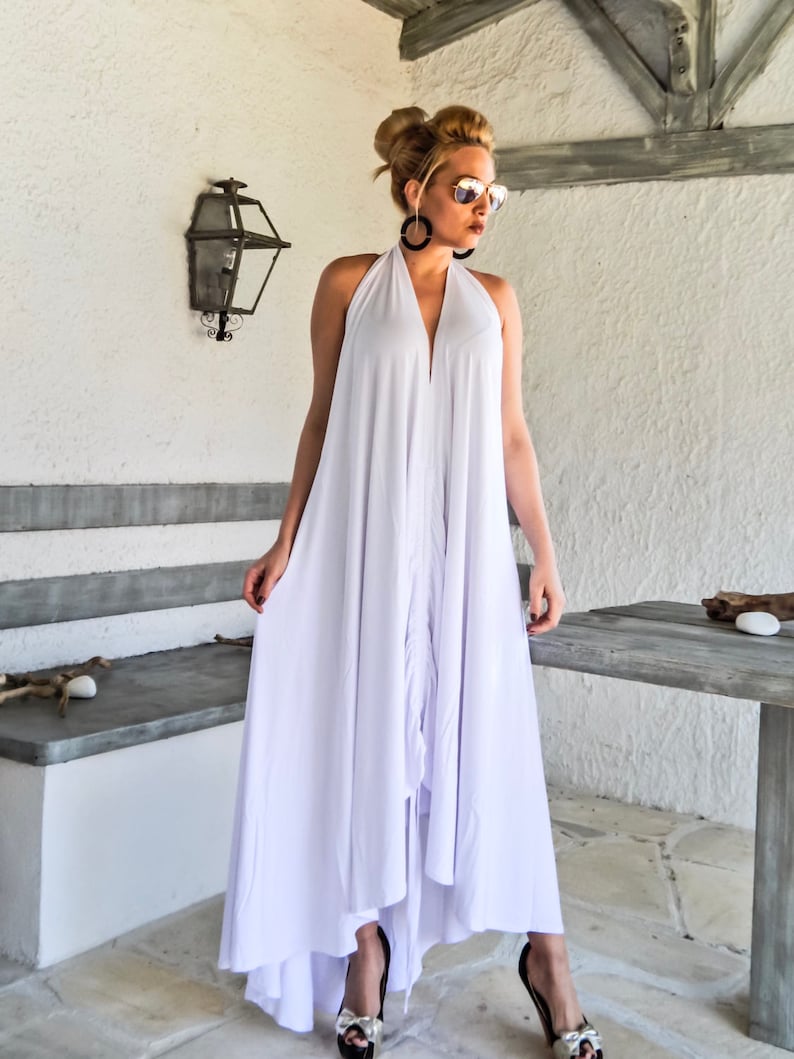 white and silver kaftan