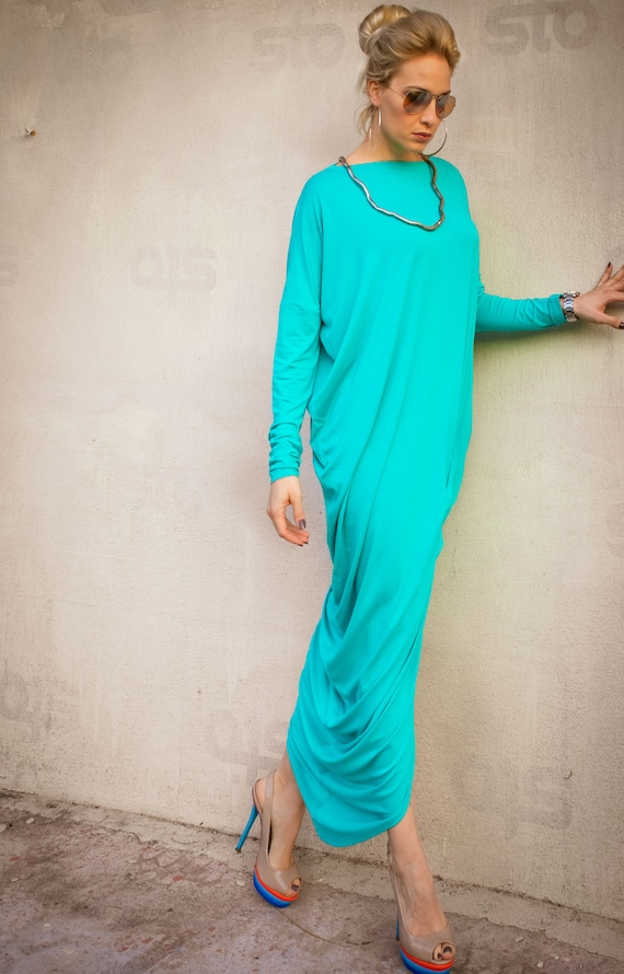 turquoise maxi dress plus size
