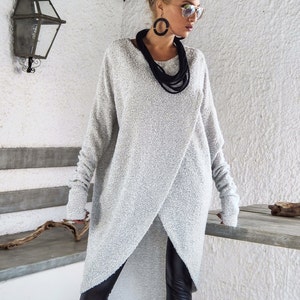 NEW Women Sweater / Wool Tunic / Oversize Tunic / Plus Size Top / Plus Size Clothing / Loose Sweater / Winter Blouse / #35153