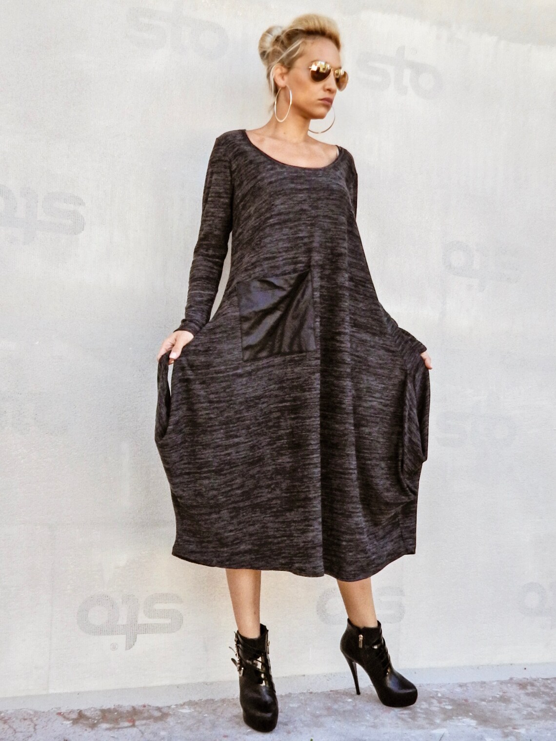 NEW Fall Winter Dress / Winter Dress / Maxi Dress / Everyday | Etsy