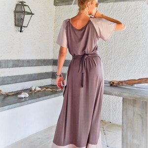 NEW Taupe Maxi Ruffle Dress / Plus Size Dress / Dress with ruffles / Caftan / Kaftan / Summer Dress / Ruffle Dress / Plus Size / 35267 image 9