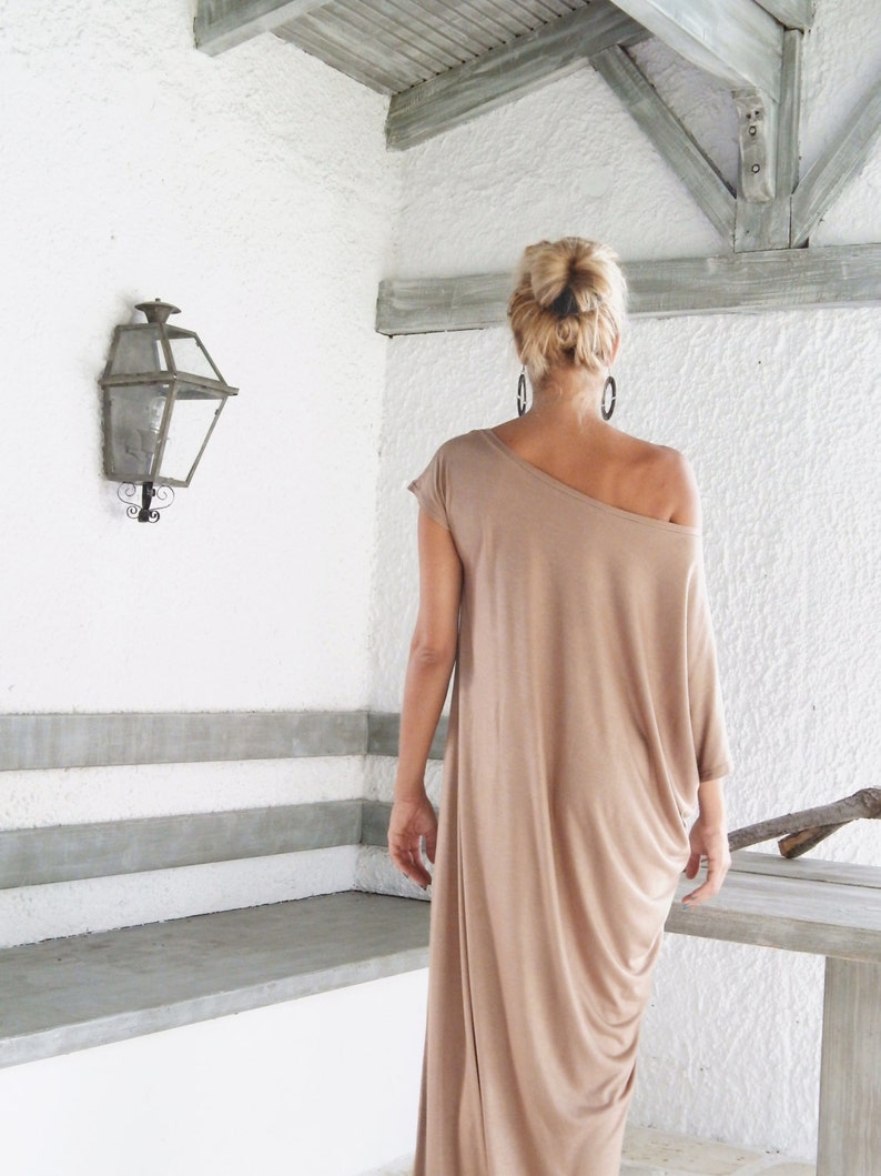 Camel Maxi Dress / Taupe Kaftan / Maxi Dress / Caftan / Kaftan - Etsy