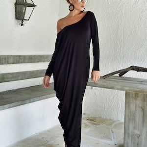 NEW Black Maxi Dress / Plus Size Dress / Maxi Dress / Plus Size Maxi Dress / Black Caftan  / Black Dress / Black Maxi dress / Kaftan #35030