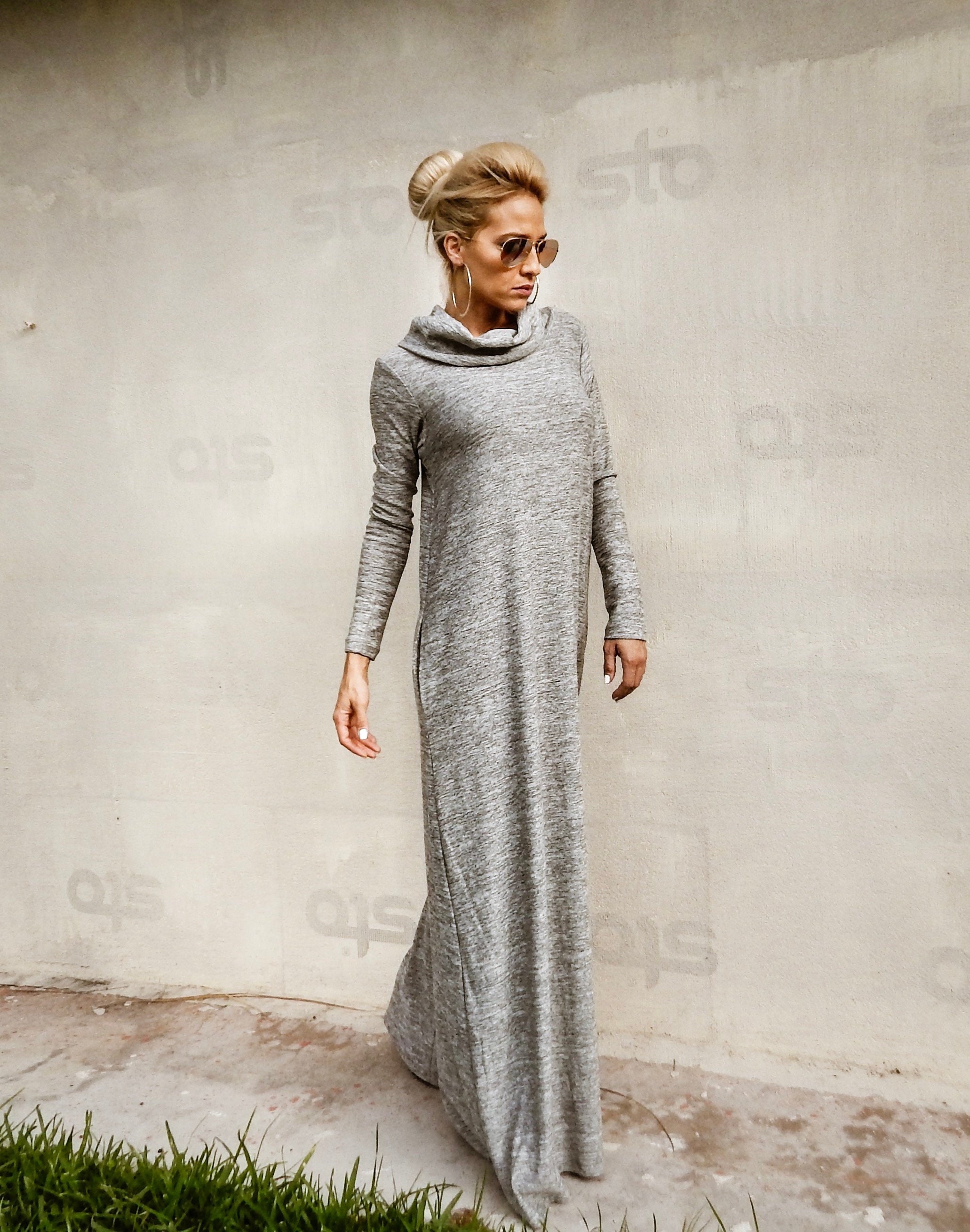 maxi sweater dress