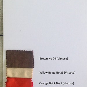 VISCOSE Color Chart image 4