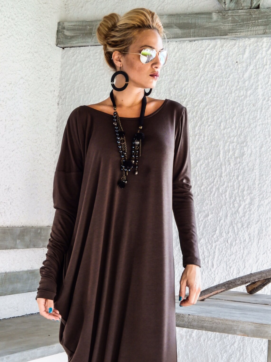 Soft Rayon Maxi With Tassels and Latkan