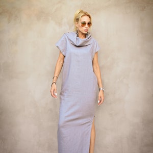 Linen Maxi Dress, Linen Dress Women, Maxi Linen Dress, Long Linen Dress, Linen Summer Dress, Plus Size Maxi Dress, Linen with Pockets #35381
