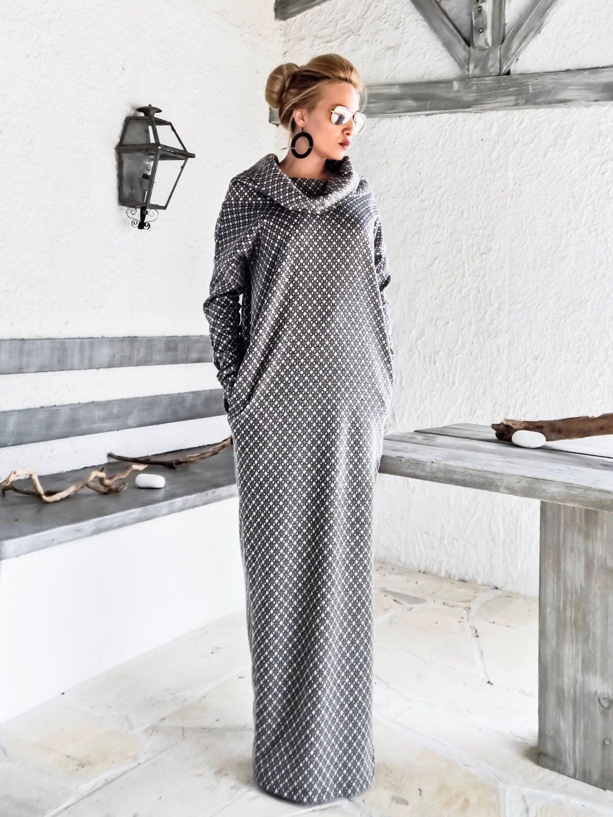 plus size winter maxi dresses