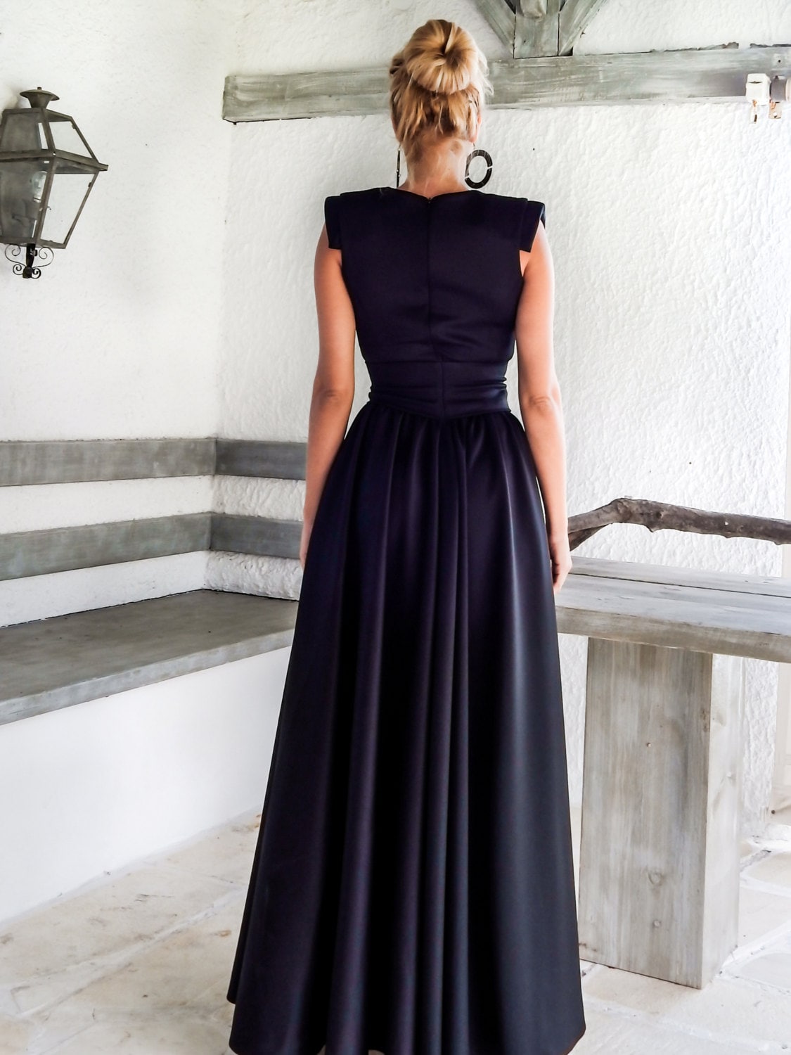 Short Front Long Back Shoulder Pad Dress - #95006 - Etsy
