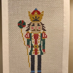 Needlepoint canvas - Hand Painted Nutcracker
