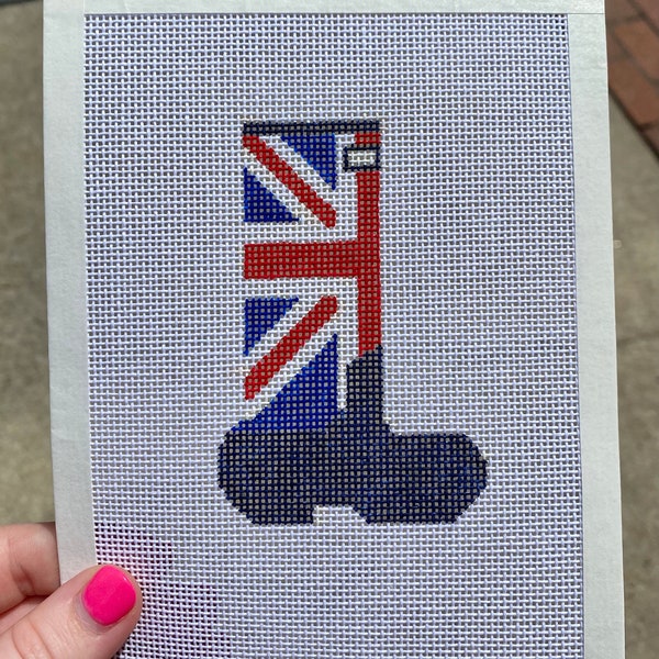 Queen Elizabeth Needlepoint Canvas Etsy