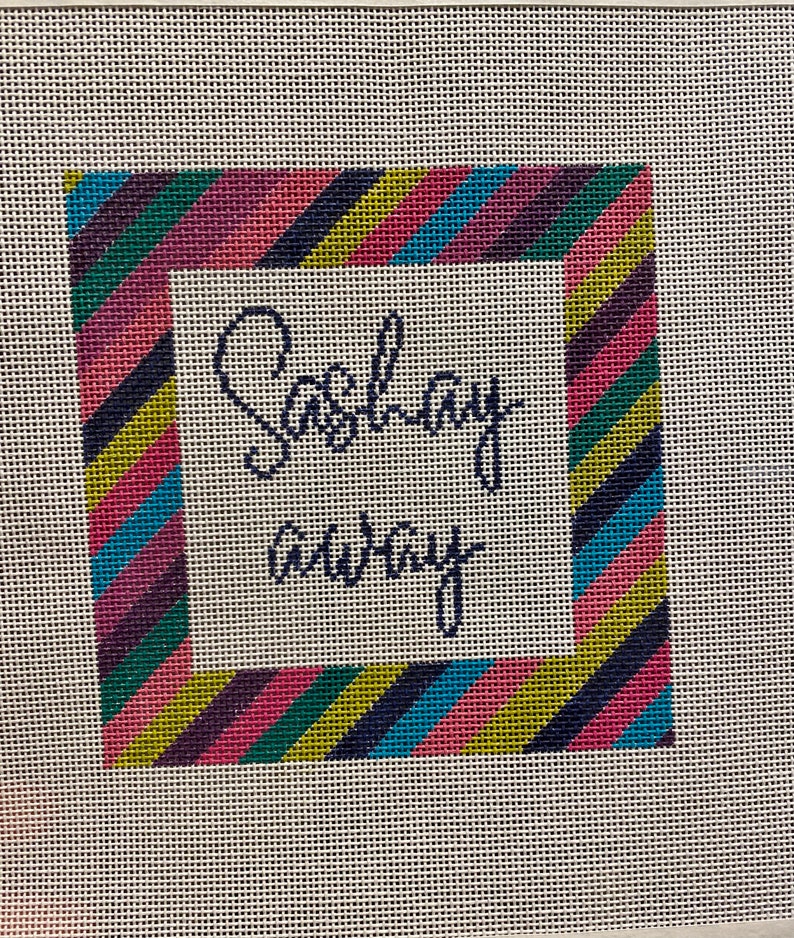 Sashay Away Rupaul's Drag Race Quote Needlepoint Canvas Etsy