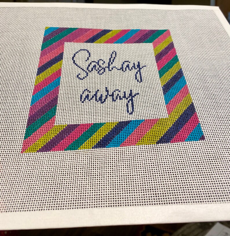 Sashay Away Rupaul's Drag Race Quote Needlepoint Canvas Etsy