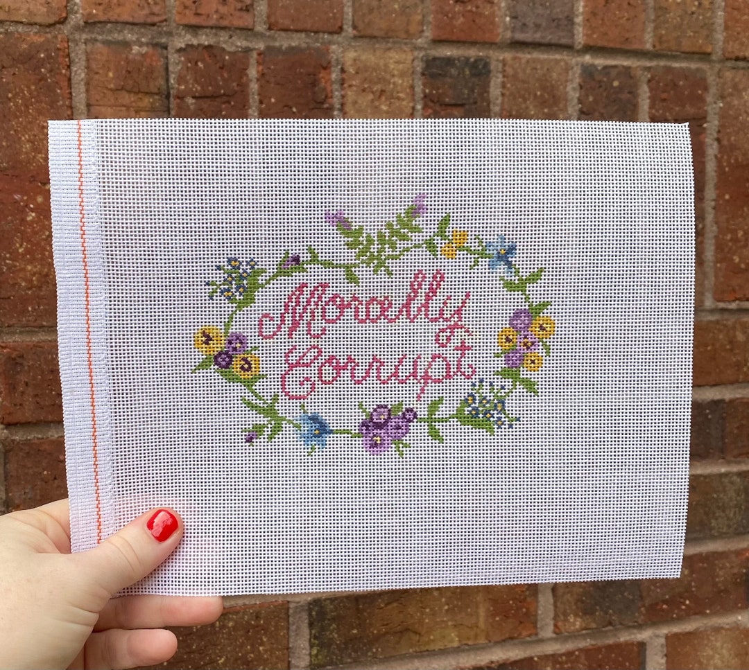 Real Housewives Needlepoint Canvas morally Etsy