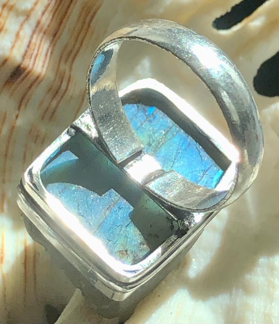 Large 3/4" Rough Blue Fiery Labradorite Gemstone … - image 9