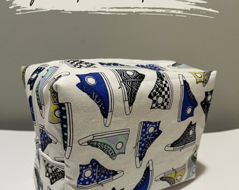 High top shoes box pouch pencil case makeup bag toiletry bag