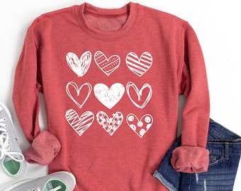 sweatshirt heart