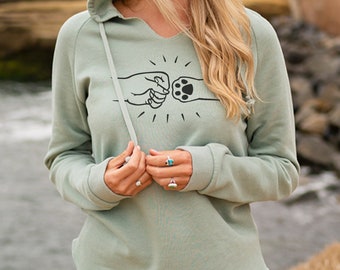 Womens dog hoodie clearance
