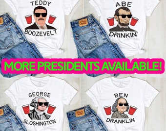 Kilsd Abraham Drinkin Mens T-Shirt