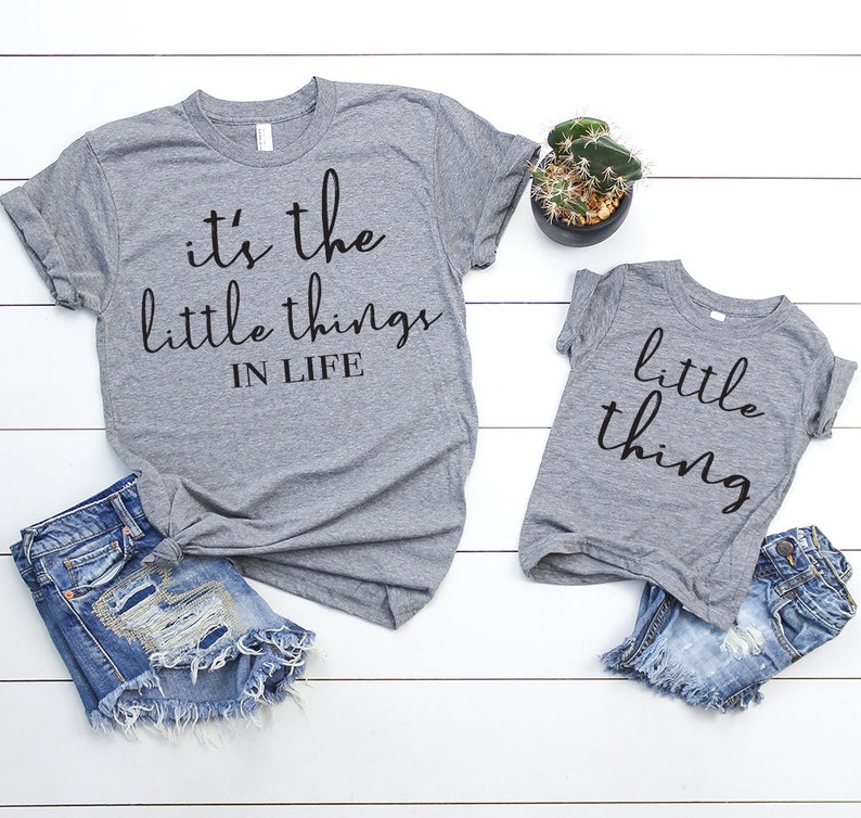 Mommy and me shirt its the little things in life shirt mommy | Etsy
