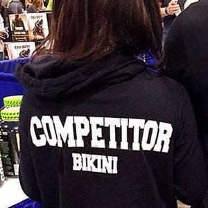 Competition Npc Bikini Competitor Hoodie Competition Hoodie Etsy