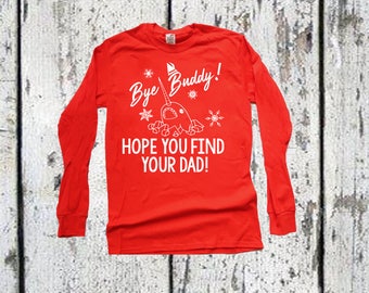 Kids Christmas Shirt, Christmas Shirt, Youth Christmas, Youth Buddy the Elf Christmas Shirt, Narwahl hope you find your dad shirt.