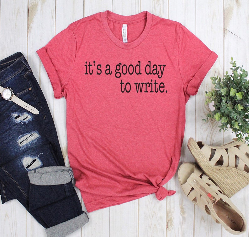 gift for writer its a good day to write book fan bibliophile gifts womens tees trending