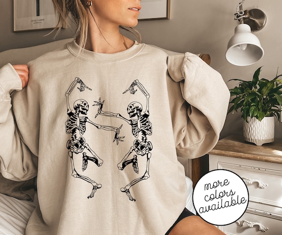 skeleton sweater womens