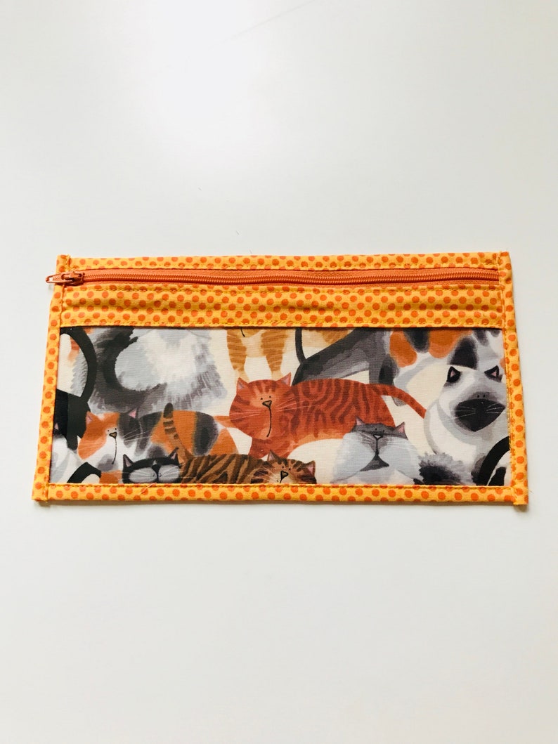 Fat Cats Zipper Pouch Etsy