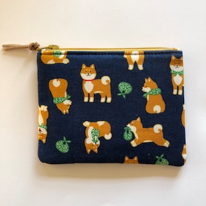 Shiba Inu Zipper Pouch